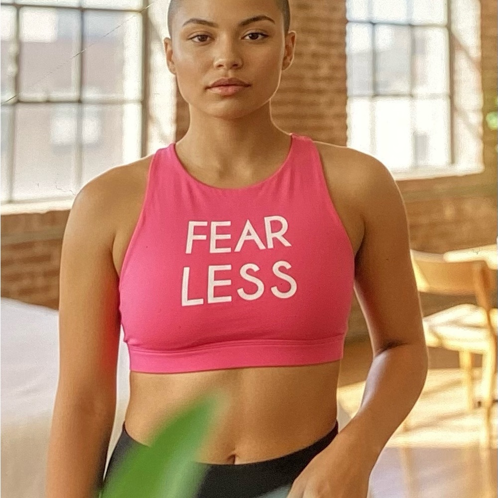 Fearless Pink Sports Bra
